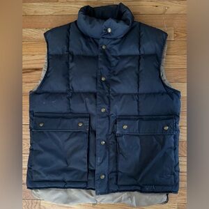 Eddie Bauer Vest Men's Med Weather Edge Goose Down Puffer Outdoors Comfort